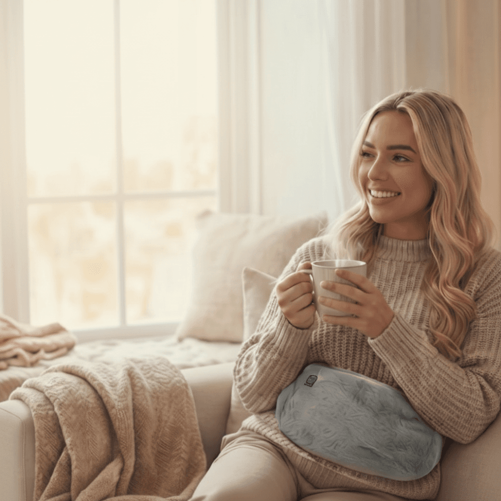 Pluszowy Pas Rozgrzewający na Ręce i Brzuch – Twoja Osobista Oaza Ciepła